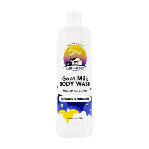 O MY!, Goat Milk Body Wash Lavender Lemongrass, 12 Oz O MY!