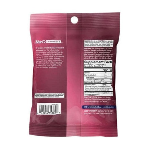 Zand, Cherry Echinacea Zinc Lozenges, 18 Count Zand
