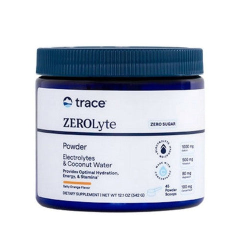 Trace Minerals, ZeroLyte Canister Salty Orange, 344 Grams Trace Minerals