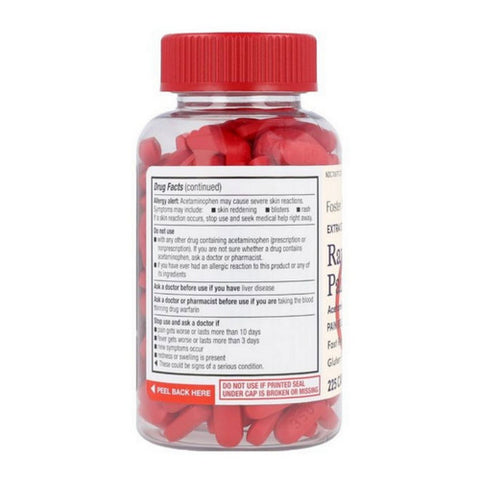 Foster And Thrive, Rapid Release Pain Relief, 500 Mg, 225 Caps Foster And Thrive