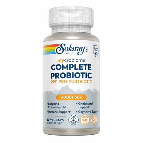 Solaray, Mycrobiome Complete Probiotic Adult 50 Plus, 30 Veg Caps Solaray