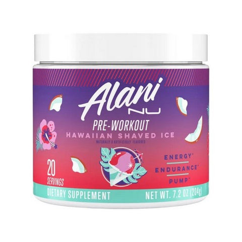 Alani Nu, Pre-Workout Energy Supplement Powder Hawaiian Shaved Ice, 7.2 Oz Alani Nu