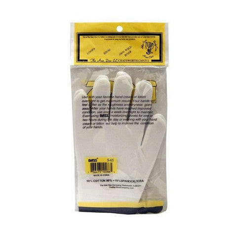 Bass Brushes, Moisturizing Cotton Gloves, 1 Count Bass Brushes
