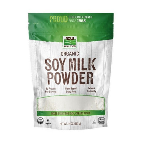 Now Foods, Organic Soy Milk Powder, 14 Oz Now Foods