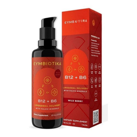 Cymbiotika, Vitamin B12 Plus B6 Liposomal Delivery Wild Berry, 2 Oz Cymbiotika