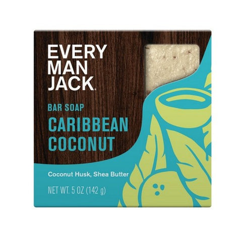 Every Man Jack, Body Bar Caribbean Coconut, 5 Oz Every Man Jack