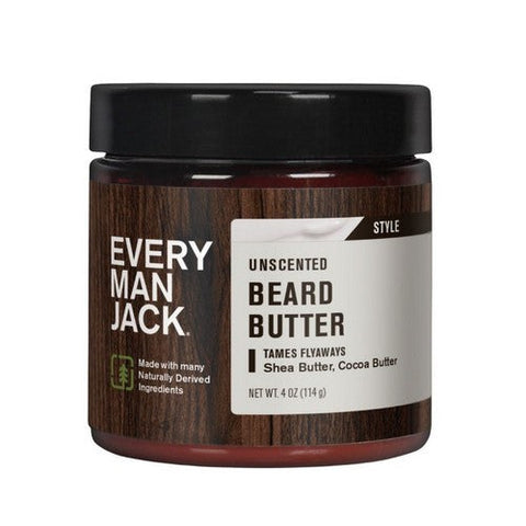 Every Man Jack, Beard Butter Unscented, 4 Oz Every Man Jack