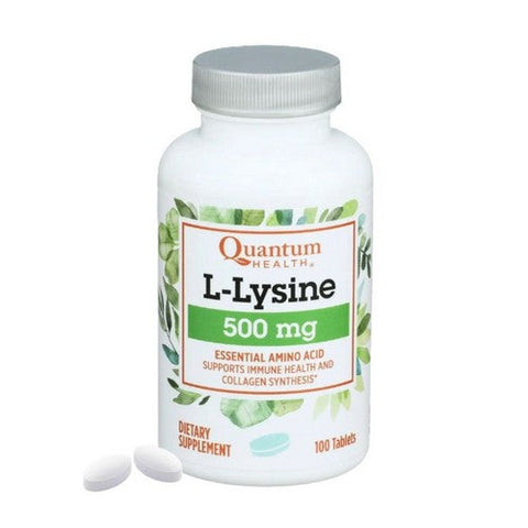 Quantum Health, L-Lysine, 500 Mg, 100 Caps Quantum Health