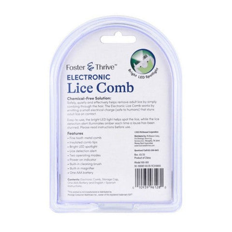 Foster And Thrive, Electronic Lice Comb, 1 Each