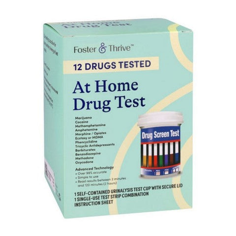 Foster And Thrive, 12 Drugs Tested At Home Drug Test, 1 Each