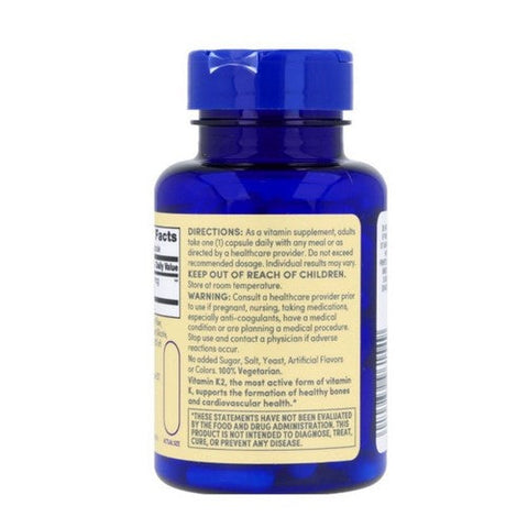 Foster And Thrive, Vitamin K2, 100 Mcg, 100 Count