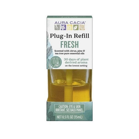 Essential Oil Plug In Refill Fresh 0.5 oz by Aura Cacia