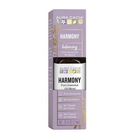 Harmony Essential Oil Blend Boxed 0.25 Oz by Aura Cacia