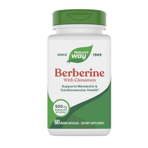 Berberine With Cinnamon 60 Caps by Nature's Way
