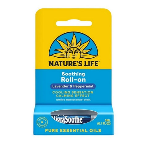 Nature's Life, Soothing Roll-On Peppermint Lavender, 0.1 Oz Nature's Life
