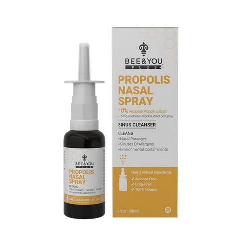 Propolis Saline Nasal Spray 1 Oz by Bee & You