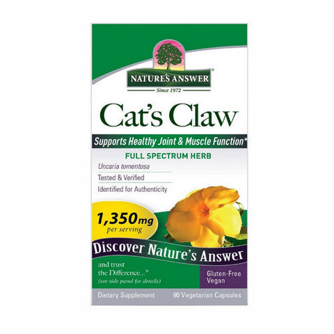 Nature's Answer, Cats Claw Inner Bark, 90 Caps Nature's Answer
