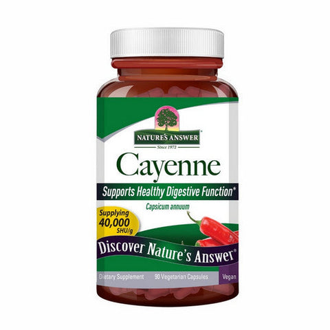Nature's Answer, Cayenne, 40,000 Mg, 90 Veg Caps Nature's Answer