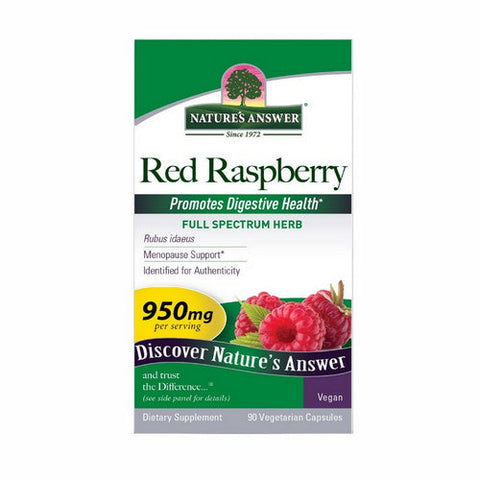 Nature's Answer, Red Raspberry Leaf, 90 Caps Nature's Answer