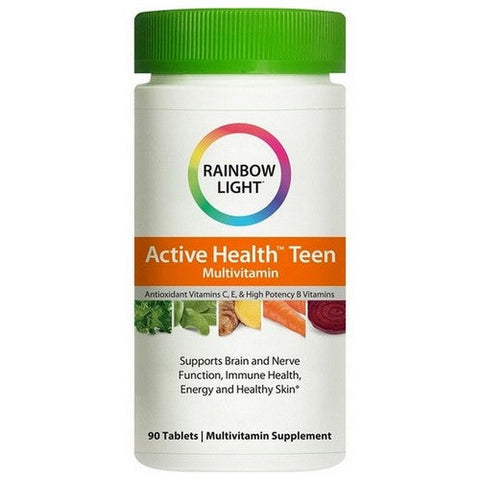 Rainbow Light, Active Health Teen Multivitamin, 90 Tabs Rainbow Light