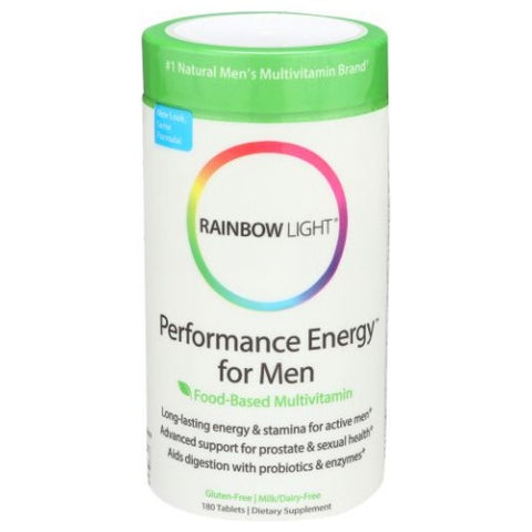 Rainbow Light, Performance Energy for Men, 180 Tabs Rainbow Light