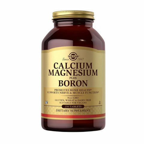 Solgar, Calcium Magnesium Plus Boron, 250 Tabs Solgar