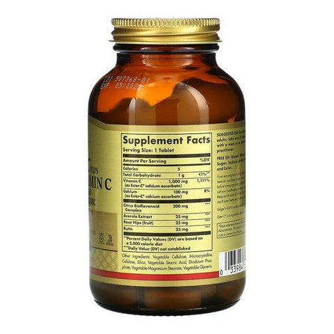 Solgar, Ester-C Plus Vitamin C (Ester-C Ascorbate Complex), 1000 mg, 90 Tabs Solgar