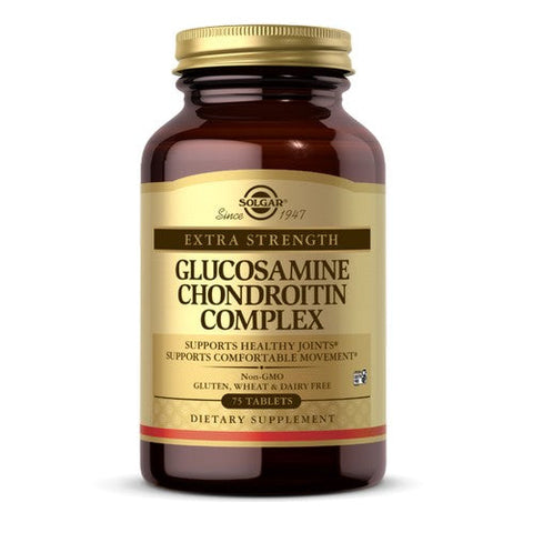 Solgar, Extra Strength Glucosamine Chondroitin Complex Tablets, 75 Tabs Solgar