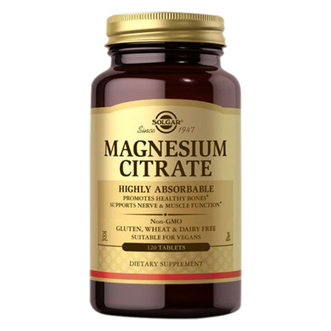 Solgar, Magnesium Citrate Tablets, 120 Tabs Solgar