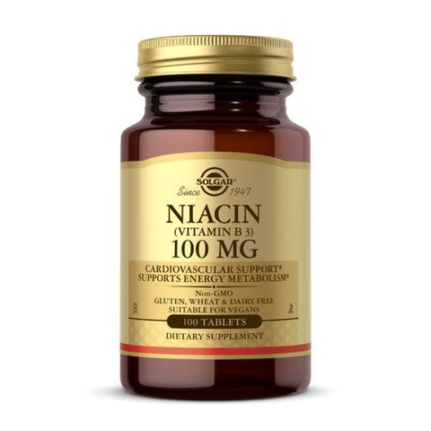 Solgar, Niacin (Vitamin B3), 100 mg, 100 Tabs Solgar