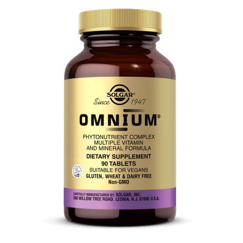 Solgar, Omnium Tablets The Advanced Phytonutrient-Rich Multiple Vitamin & Mineral Formula, 90 Tabs Solgar