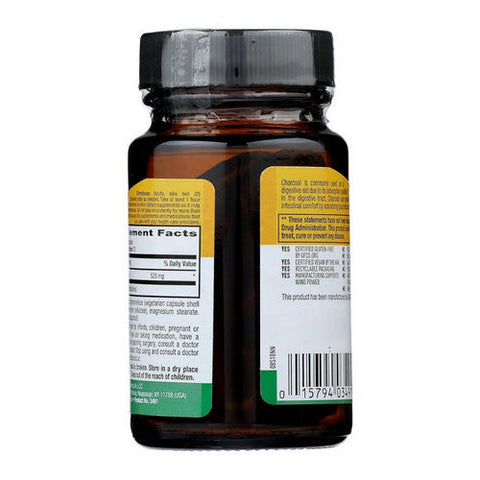 Country Life, Charcoal, 260 MG, 40 Caps Country Life