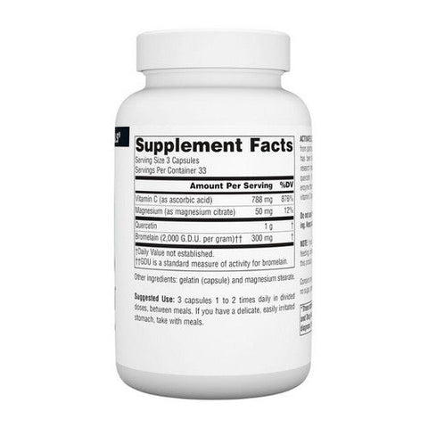 Source Naturals, Activated Quercetin Capsule, 100 Caps Source Naturals