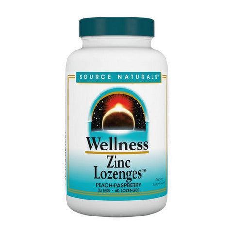 Source Naturals, Wellness Zinc Lozenges, 60 Tabs Source Naturals