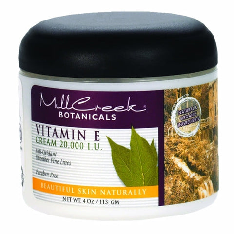 Mill Creek Botanicals, Vitamin E Cream, 20000 IU, 4 oz Mill Creek Botanicals