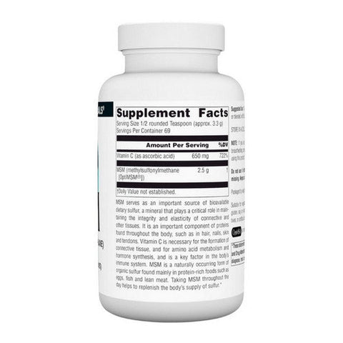 Source Naturals, MSM with Vitamin C, 8 oz Source Naturals