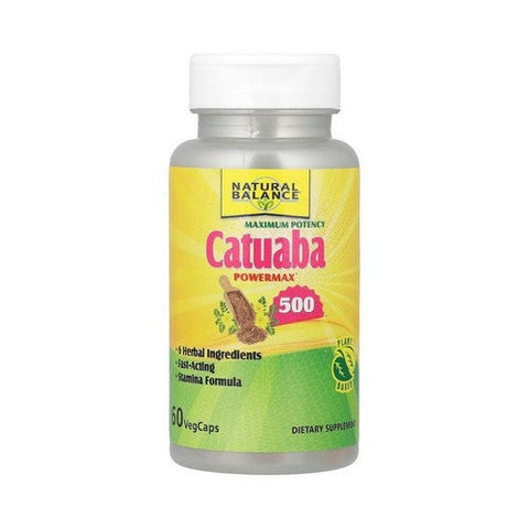 Natural Balance (Formerly known as Trimedica), Catuaba Power Max 500 Maximum Potency, 500 mg, 60 Veg Caps Natural Balance (Formerly known as Trimedica)