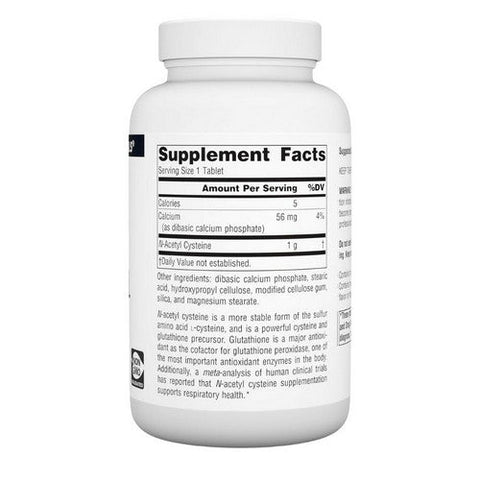 Source Naturals, N-Acetyl Cysteine, 1000 MG, 120 Tabs Source Naturals