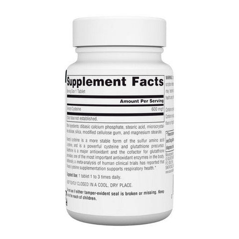 Source Naturals, N-Acetyl Cysteine, 600 MG, 60 Tabs Source Naturals