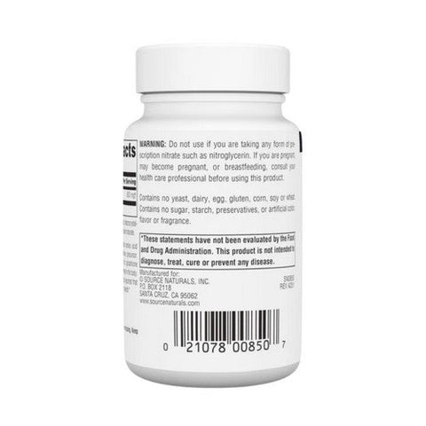 Source Naturals, N-Acetyl Cysteine, 600 MG, 60 Tabs Source Naturals