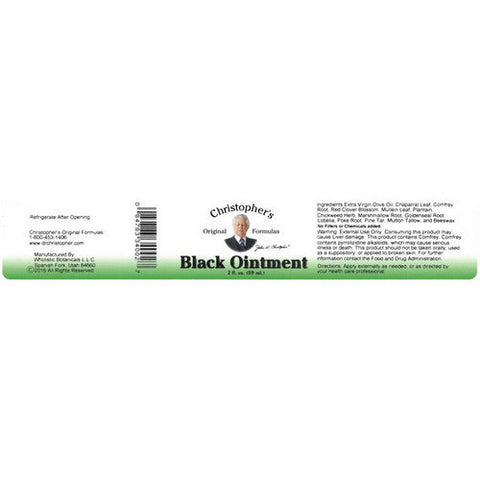 Dr. Christophers Formulas, Original Formulas Black Ointment, 2 Oz Dr. Christophers Formulas