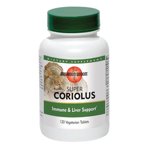 Maitake Mushroom Wisdom, Super Coriolus, 120 Veg Tabs Maitake Mushroom Wisdom