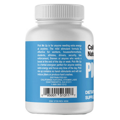 California Natural, Pick Me Up Vitamin, 60 Tabs California Natural
