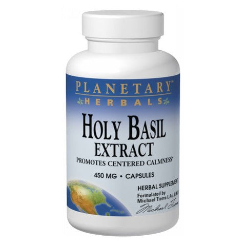 Planetary Herbals, Holy Basil, 450 mg, 120 Caps Planetary Herbals