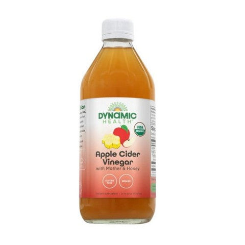 Dynamic Health Laboratories, Organic Apple Cider Vinegar with Mother, 16OZ Dynamic Health Laboratories
