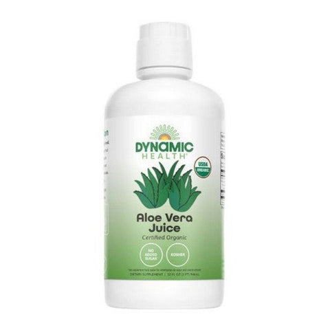 Dynamic Health Laboratories, Organic Aloe Vera Juice, Unflavored 32OZ Dynamic Health Laboratories