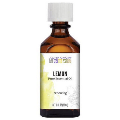 Aura Cacia, Lemon Essential Oil, 2 Oz Aura Cacia