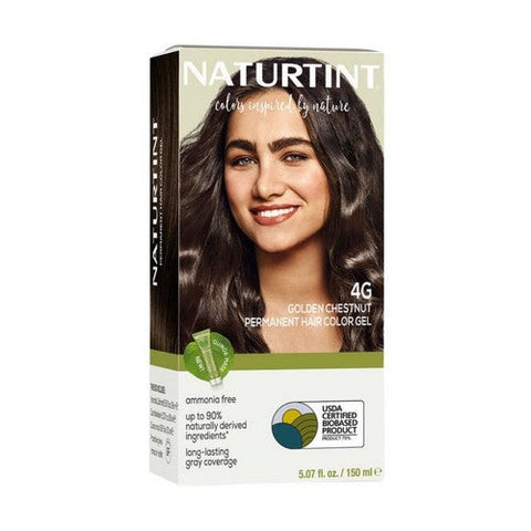 Naturtint, Permanent Hair Color 4G Golden Chestnut, 5.07 Oz Naturtint