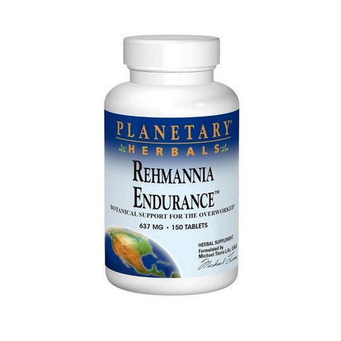 Planetary Herbals, Rehmannia Endurance, 637 Mg, 150 Tabs Planetary Herbals
