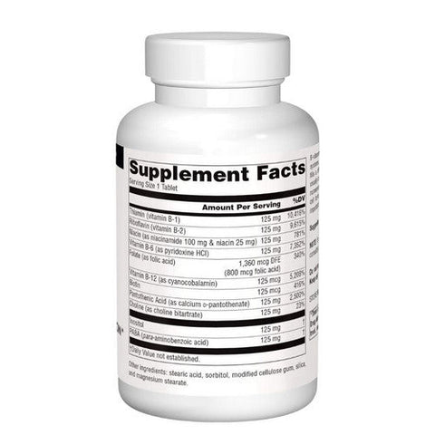 Source Naturals, B-125, 125 mg, 180 Tabs Source Naturals